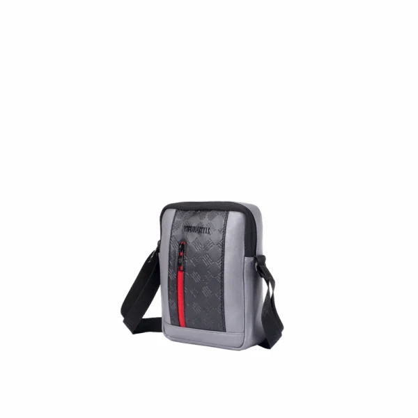 clever elegant sling bag, grey/black