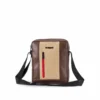 clever messenger elegant bag, brown/beige